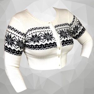 🚫SOLD🚫 ⭐️Cropped vintage style cardigan⭐️